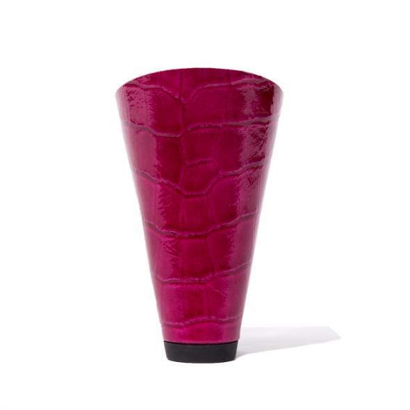 Centenary Crocodile Embossed Deep magenta